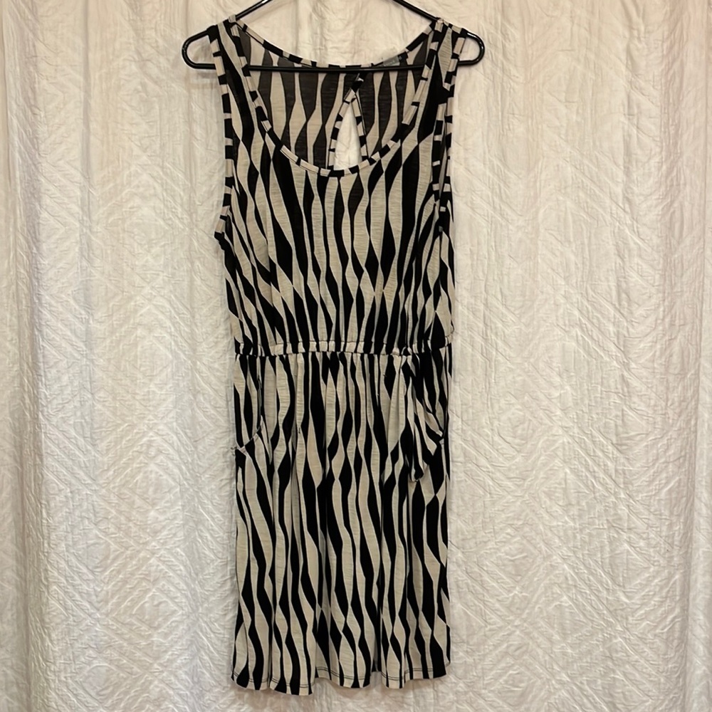 Mixxed 26 Black & Tan mini dress